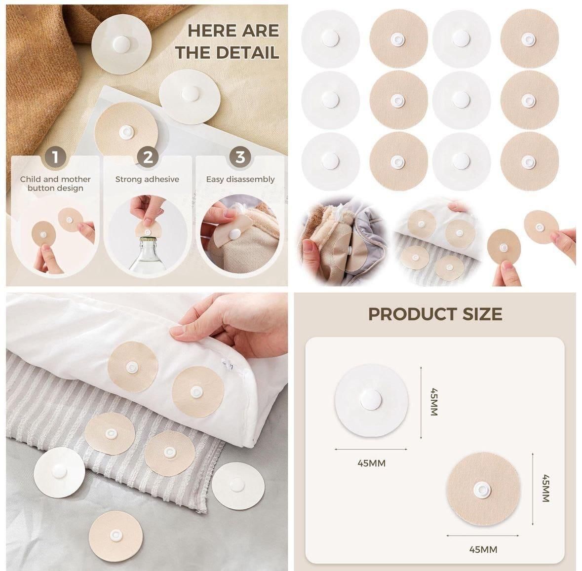 5 Pcs Reusable Multifunctional Buttons